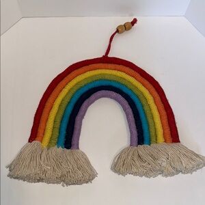 Rainbow Macrame Wall Decor Nursery